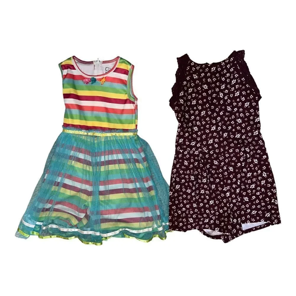 Old Navy Disney Jumping Beans Gymboree Summer Dress Romper Lot of 7 Size 6 EUC